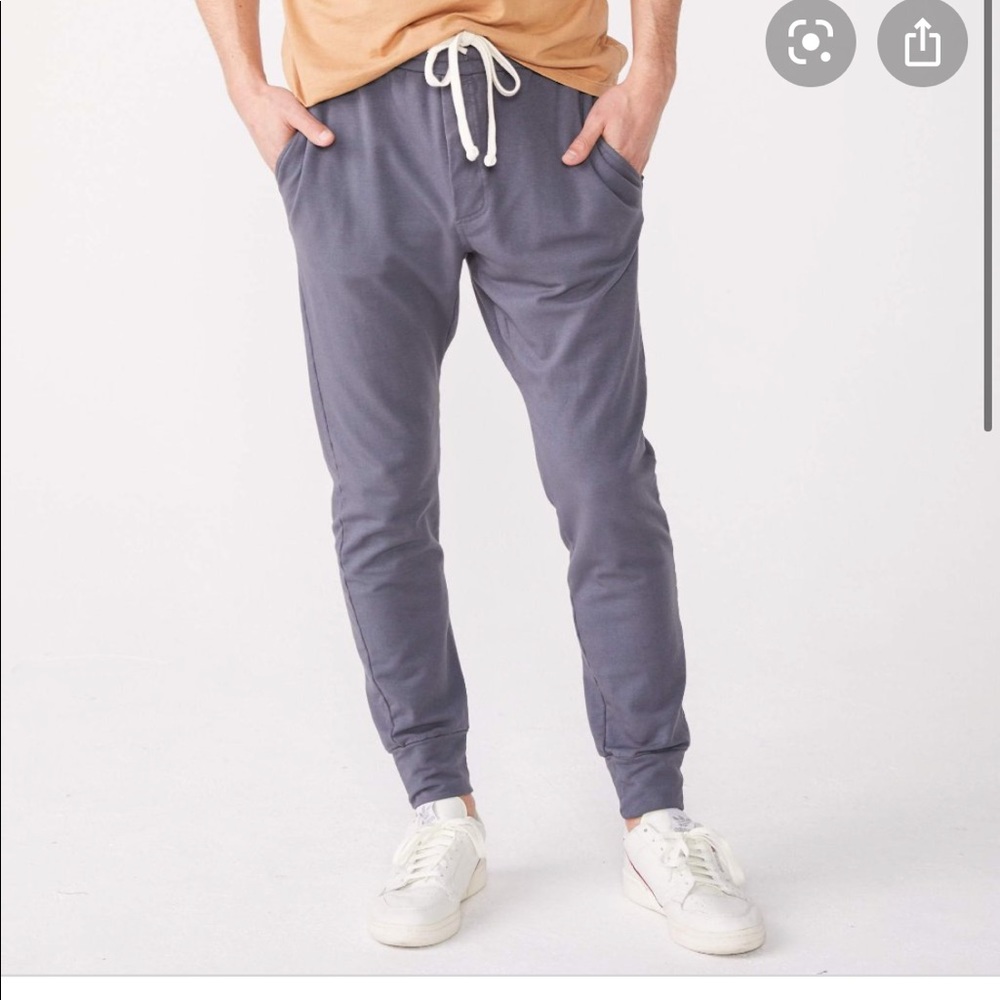 MONROW men’s vintage black sporty jogger SIZE L